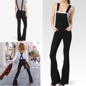 Paige Tavie Flare Denim Overalls‎